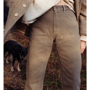 Rudy Jude Straight Leg Jeans in Olive Brown